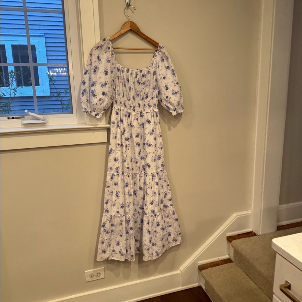 Nwt Loveshackfancy X Target Gemma In White Floral… - image 5